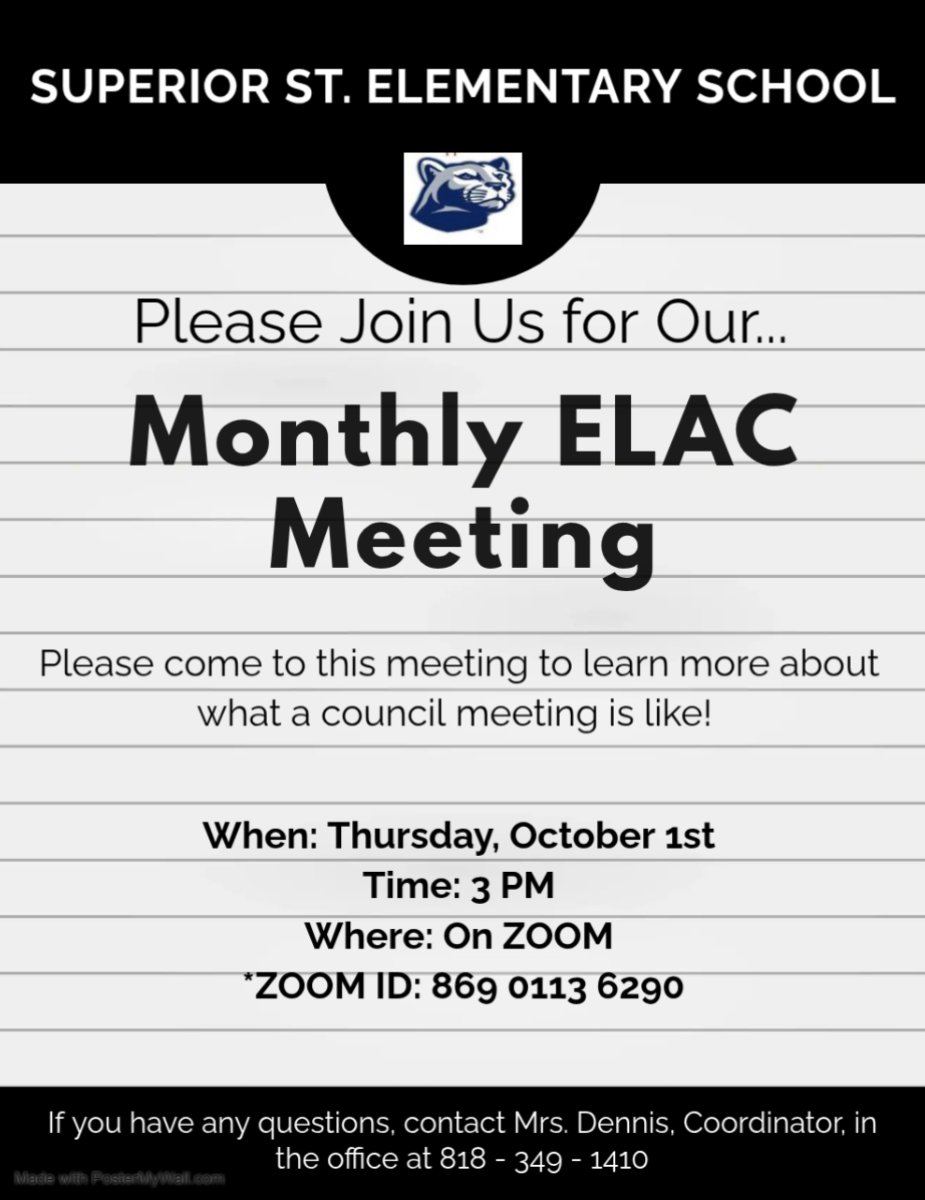 ELAC meeting
